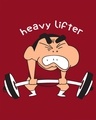 Shop Heavy Lifter Shinchan Half Sleeve T-shirt (SHL)-Full