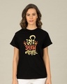 Shop Hebbi Gorom Lagchee Boyfriend T-Shirt-Front