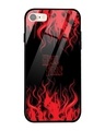 Shop Hell Fire Premium Glass Cover for Apple iPhone 8-Front