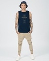 Shop Men's Blue Hell No Monday Typography Vest-Full