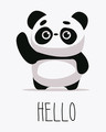 Shop Hello Panda Boyfriend T-Shirt