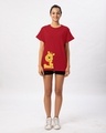 Shop Hellow Pooh Boyfriend T-Shirt (DL)-Design