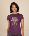 Shop Hero Half Sleeve T-Shirt-Front