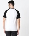 Shop Hey There Imposter Half Sleeve Raglan T-Shirt White-Black-Design