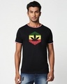 Shop High Colors Crewneck Varsity Rib H/S T-Shirt-Front