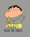Shop High Music Shinchan Scoop Neck Full Sleeve T-Shirt (SHL)-Full