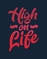 Shop High On Life Vector Half Sleeve T-Shirt