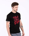 Shop High On Life Vector Half Sleeve T-Shirt-Design