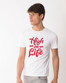 Shop High On Life Vector Half Sleeve T-Shirt-Design