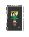 Shop High Rated Gabru Designer Notebook (Soft Cover, A5 Size, 160 Pages, Ruled Pages)-Full