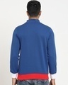 Shop Men's Red & Blue High Neck Color Block Sweatshirt-Design