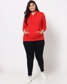 Shop Women's Red Plus Size Hoodies-Full
