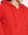 Shop Women's High Risk Red Zipper Hoodie