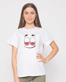 Shop High Smile Boyfriend T-Shirt-Front