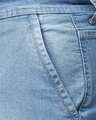 Shop Men's Black Washed Regular Fit Denim Shorts