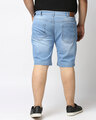 Shop Men's Black Washed Regular Fit Denim Shorts-Design