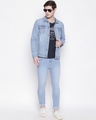 Shop Men's Blue Solid Denim Jacket-Full