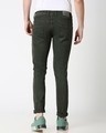 Shop Men's Olive Washed Slim Fit Mid Rise Clen Look Light Faded Jeans-Design
