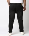 Shop Plus Size Men Black Slim Fit Mid Rise Clean Look Jeans-Design