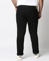 Shop Plus Size Men Black Slim Fit Mid Rise Clean Look Jeans-Design