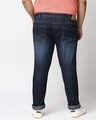 Shop Plus Size Men Blue Slim Fit Mid Rise Clean Look Jeans-Design