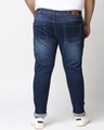 Shop Plus Size Men Blue Slim Fit Mid Rise Clean Look Jeans-Design