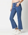 Shop Women's Blue Bootcut Palazzo-Design