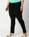 Shop Women's Black Slim Fit  Plus Size Jeans-Design