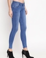 Shop Women's Blue Low Rise Skinny Fit Plus Size Jeans-Design
