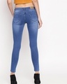 Shop Women's Blue Low Rise Skinny Fit Plus Size Jeans-Full