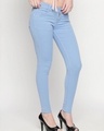 Shop Women's Blue Skinny Fit Low Rise Jeans-Design