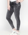 Shop Women's Grey Skinny Fit Jeans-Design