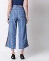Shop Women's Blue Washed Slim Fit High Waist Palazzo-Full