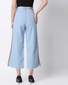 Shop Women's Blue Washed Slim Fit High Waist Palazzo-Full