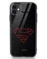 Shop Highlighted Superman iPhone 11 Glass Mobile Cover-Front