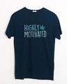 Shop Highly Motivated Half Sleeve T-Shirt-Front