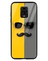 Shop Hipster Yellow Xiaomi Redmi Note 9 Pro Mobile Cover-Front