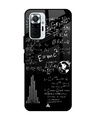 Shop Funny Math Glass Case For Redmi Note 10 Pro-Front