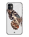 Shop Monarch Butterfly Glass Case For Iphone 12-Front
