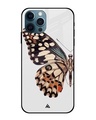 Shop Monarch Butterfly Glass Case For Iphone 12 Pro Max-Front