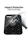 Shop Black Symbolic Pattern Glass Case for Samsung Galaxy M31-Full