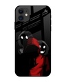 Shop Shadow Character Glass Case For Iphone 12-Front