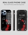 Shop Shadow Character Iphone 13 Premium Glass Case (Gorilla Glass & Shockproof Anti-Slip Silicone)-Design
