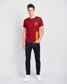Shop Hogwarts 07 Half Sleeve T-Shirt Bold Red (HPL)-Full