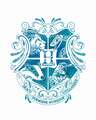 Shop Hogwarts Blue Logo Half Sleeve T-Shirt (HPL)-Full