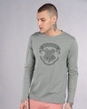 Shop Hogwarts Crest Full Sleeve T-Shirt (HPL)-Front