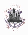Shop Hogwarts Lilac Half Sleeve T-Shirt (HPL)-Full