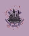 Shop Hogwarts Lilac Scoop Neck Full Sleeve T-Shirt (HPL)-Full