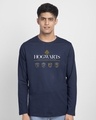 Shop Hogwarts School Full Sleeve T-Shirt (HPL)-Front