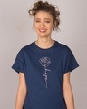 Shop Hope Flower Boyfriend T-Shirt-Front
